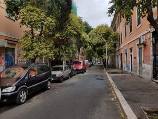 Isola pedonale quartiere Pigneto Roma