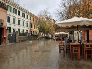 Fototapeta premium Isola pedonale quartiere Pigneto Roma