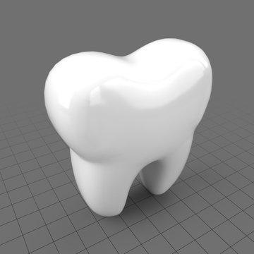 Stylized tooth