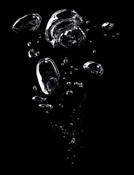water black background hd