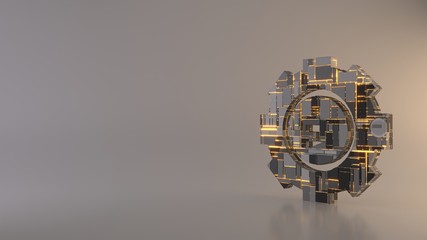 light background 3d rendering symbol of info icon