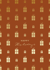 Holiday Greeting Card Collection. Vector Illustration.