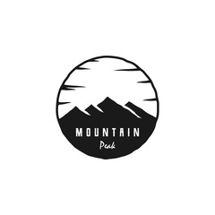 Mountain view  hipster logo design inspiration