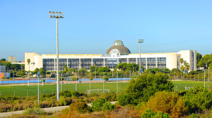 Faculty of Marine and Environmental Sciences (Ciencias del Mar y Ambientales) of the University of Cadiz located on the Puerto Real Campus. © joserpizarro