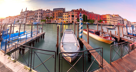 Venice. Panorama of the Grand Canal.