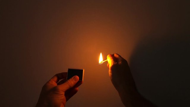 Striking a match