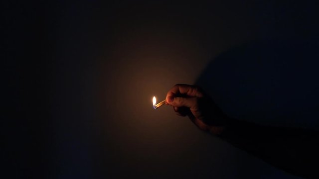 Striking a match