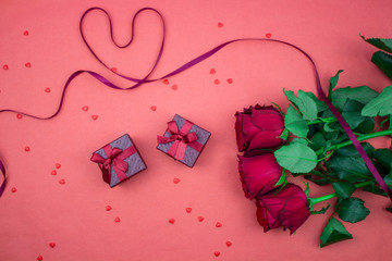 Beautiful rose flower in garden. Rose flower background. Roses flower texture. Lovely rose. Roses...