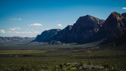 red rock canyon state park mountains