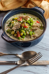 White Sauce Chicken Fricassee