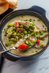 White Sauce Chicken Fricassee