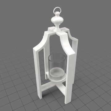 Moroccan hurricane candle lantern