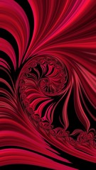 Artfully 3D rendering fractal background