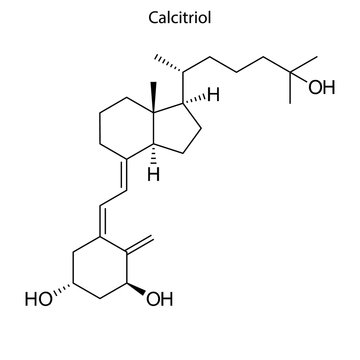 calcitriol Skeletal formula of Chemical element