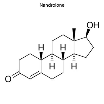 nandrolone Skeletal formula of Chemical element