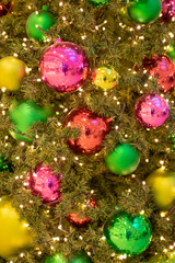 Fototapeta na wymiar Weihnachtsbaumkugeln zu Weihnachten