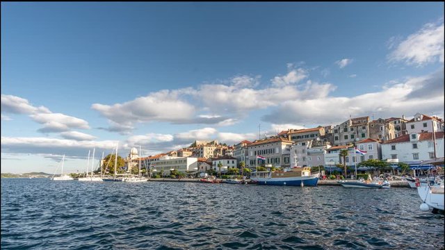 Time lapse video from Sybenik, Croatia