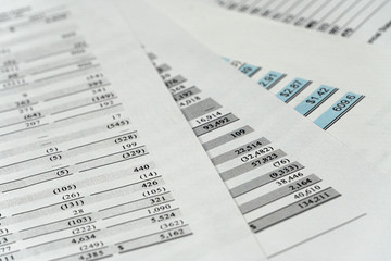 Balance the investment portfolio and check the account statement. Financial statement letter