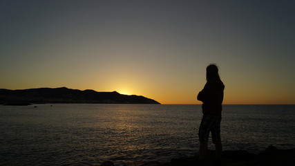 Fototapeta premium Sonnenaufgang in Spanien