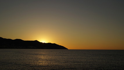 Sonnenaufgang in Spanien