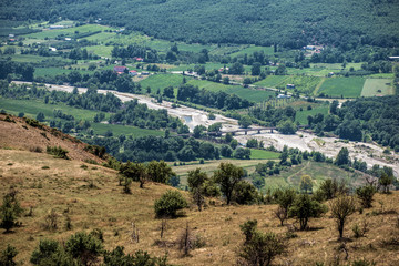 Fototapeta na wymiar view of the village, italy