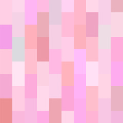 Seamless pattern. Geometrical square background. Soft pink colors. Pixel art style. Vector tile. Abstract illustration.