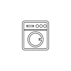 Washing machine icon. Clothes clean symbol. Logo design element
