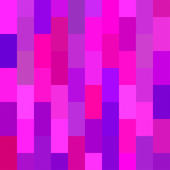 Seamless pattern. Geometrical square background. Pink and purple colors. Pixel art style. Vector tile. Abstract illustration.