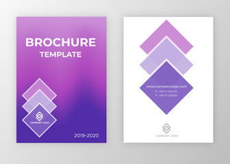 Brochure template design vector. Modern design with abstract and colorful shapes can be use for leaflet, book, poster, flyer, catalogue in A4 size. easy to edit, customize for print