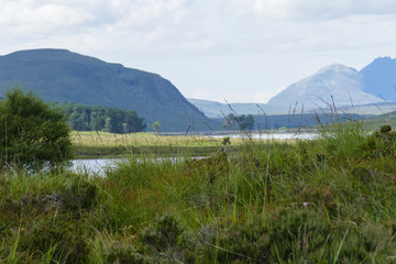 See Loch Droma, in den Highlands von schottland, United Kingdom