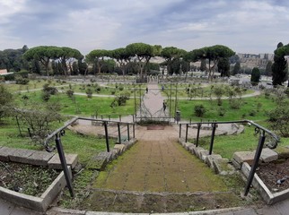 Roma - Roseto dal vialetto panoramico