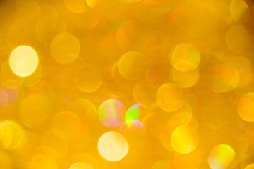 Defocused coloured lights