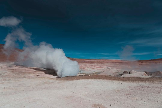 Fumarolas, Bolivia