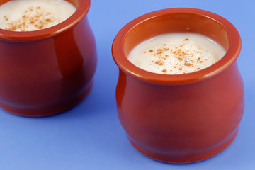 Rice pudding, very sweet and creamy dessert.