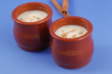 Rice pudding, very sweet and creamy dessert.