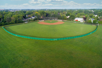 High School Baseball Field Aerial