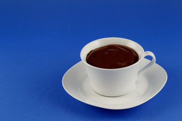 Hot Cholcolate, stimulating drink made with chocolate