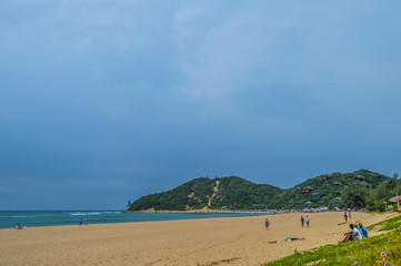 Fototapeta na wymiar Ponta Do Ouro beach in Mozambique near South African border
