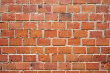 Fototapeta premium Red brick wall background texture.