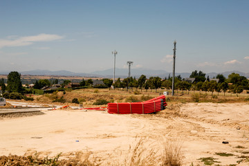 Abandoned works and constructions.