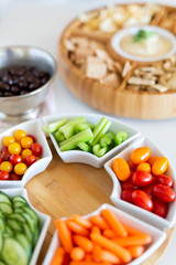 Veggie Tray and Crackers