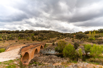 Landscape in the Montes de Toledo, Castilla La Mancha, Spain.