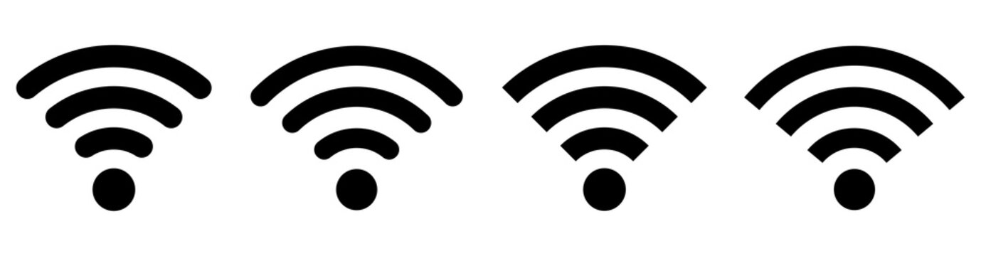 Wifi Icons Set. Internet Icons.Vector