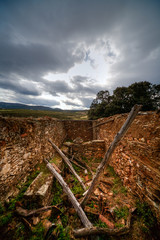 Landscape in the Montes de Toledo, Castilla La Mancha, Spain.