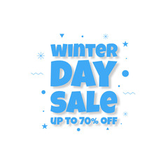 The background for Winter sale in a minimalist modern style and vintage memphis elements in black and white. This background is used for posters, banners, flyers and leaflets.
