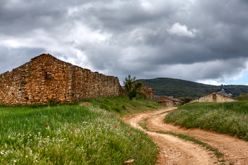 Landscape in the Montes de Toledo, Castilla La Mancha, Spain.