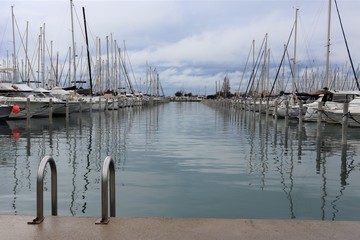 Le port de plaisance de La Grande Motte - Département de l'Hérault - Languedoc Roussillon - Occitanie - France