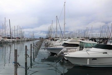 Le port de plaisance de La Grande Motte - Département de l'Hérault - Languedoc Roussillon - Occitanie - France