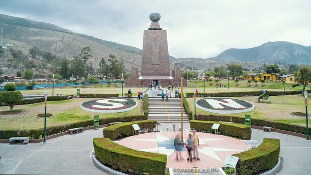 4K Timelapse Sequence of Quito, Ecuador - Ciudad Mitad del Mundo during the daytime