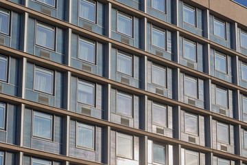 Obraz premium Detail of a modern block of flats